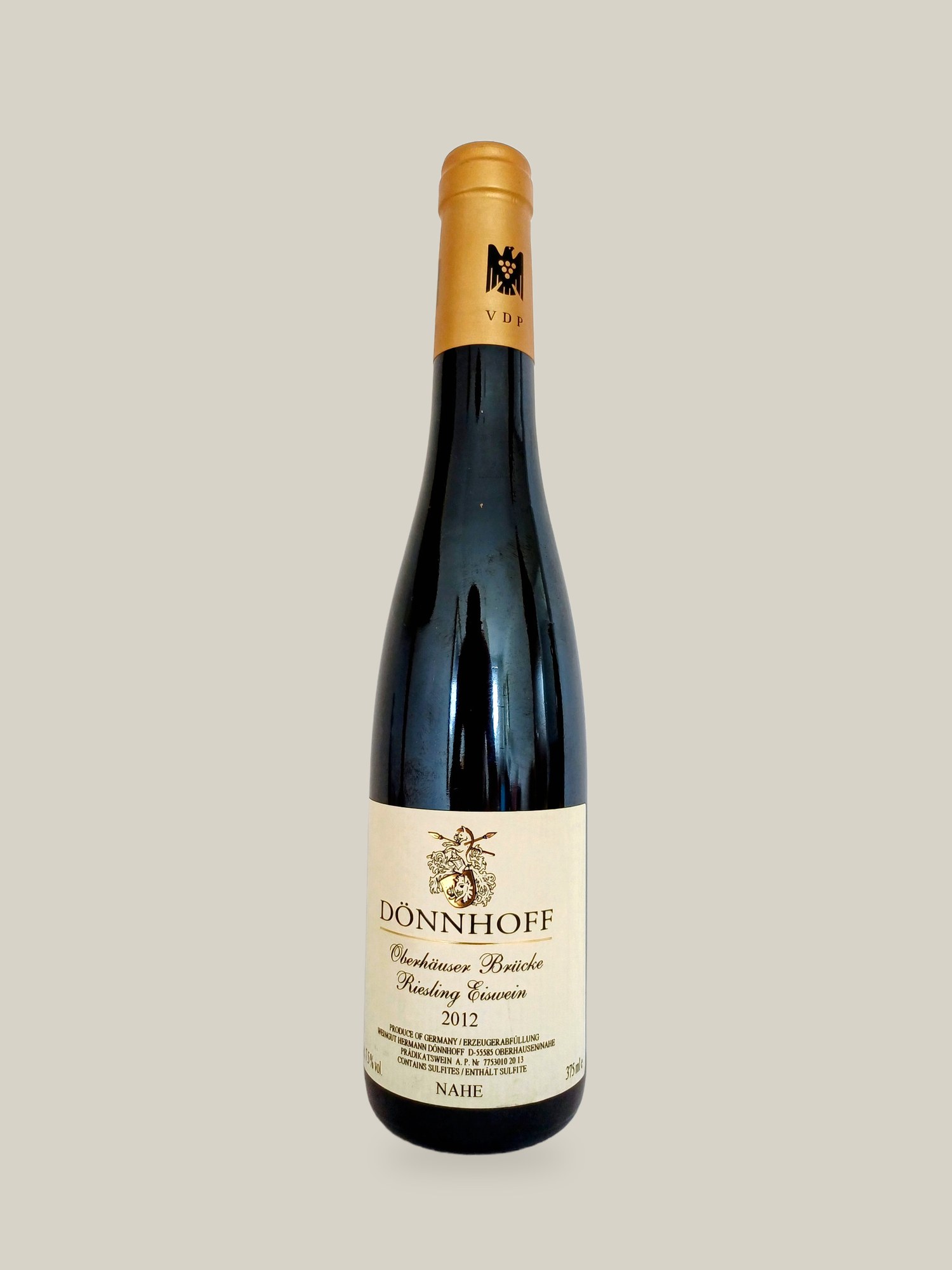 Donnhoff Oberhauser Brucke Riesling Eiswein 2012 375ml