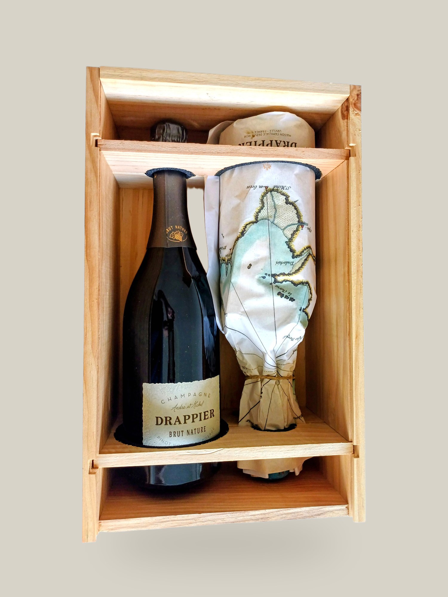 Drappier Brut Nature Immersion Box NV Champagne ( 2 x 75cl bottles)