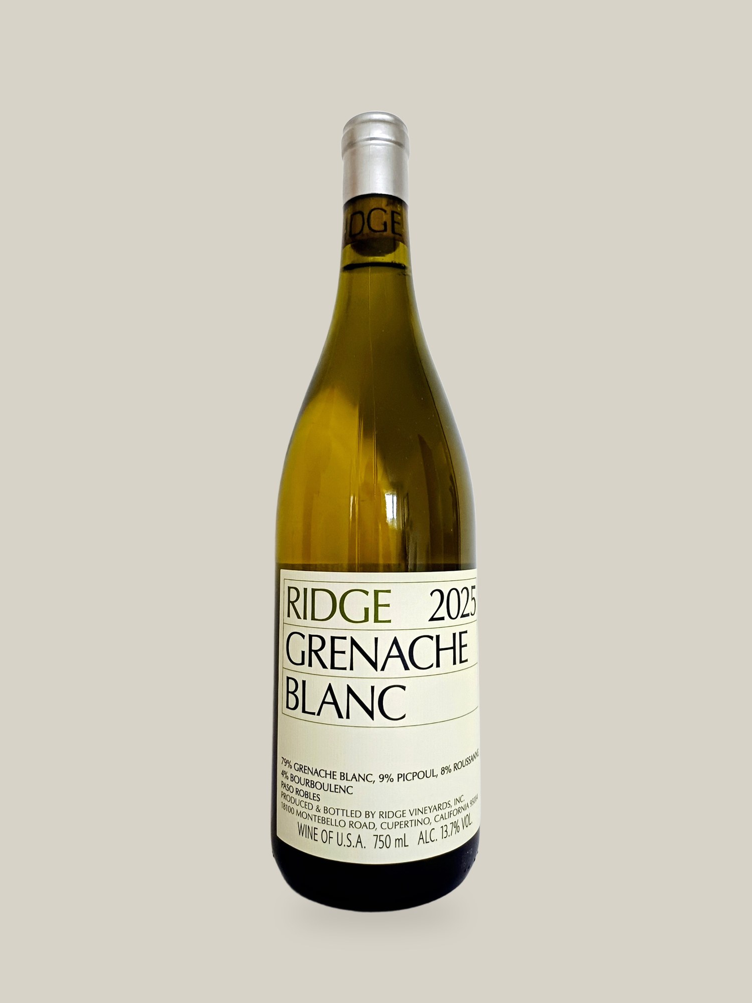 Ridge Grenache Blanc 2025