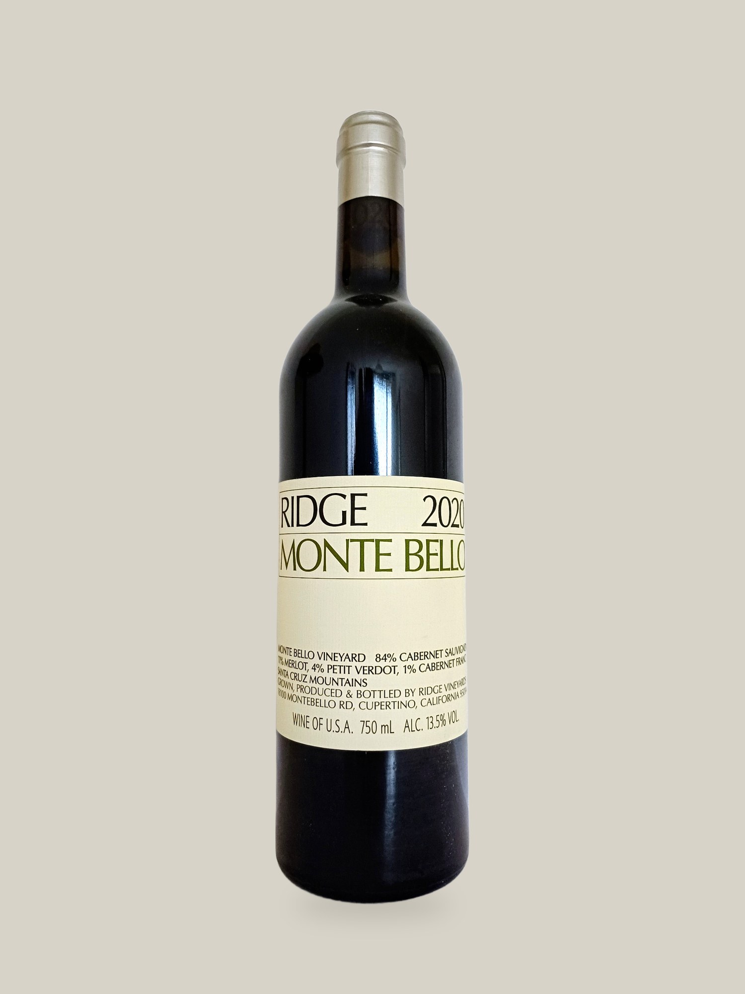 Ridge Monte Bello 2020