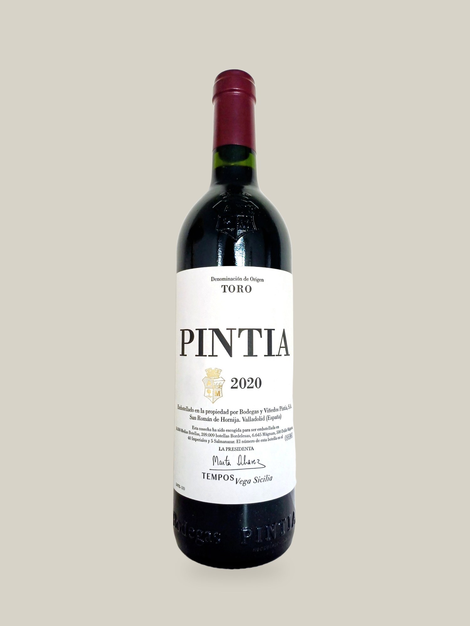 Tempos Vega Sicilia Pintia 2020