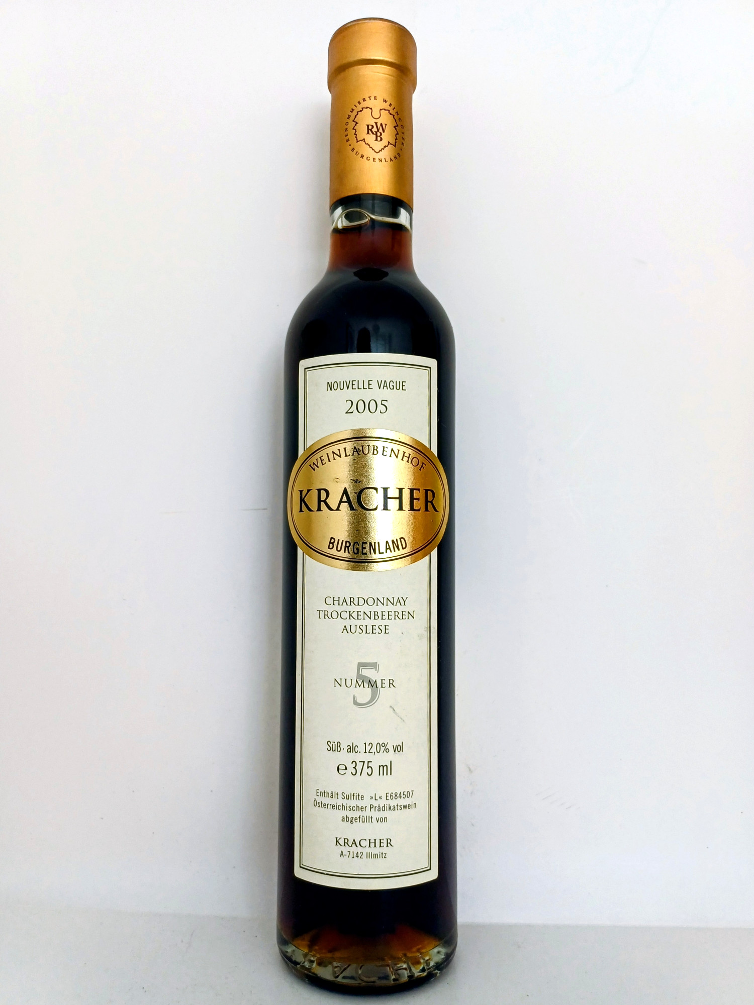 Kracher Chardonnay Nouvelle Vague TBA Nm. 5 2005