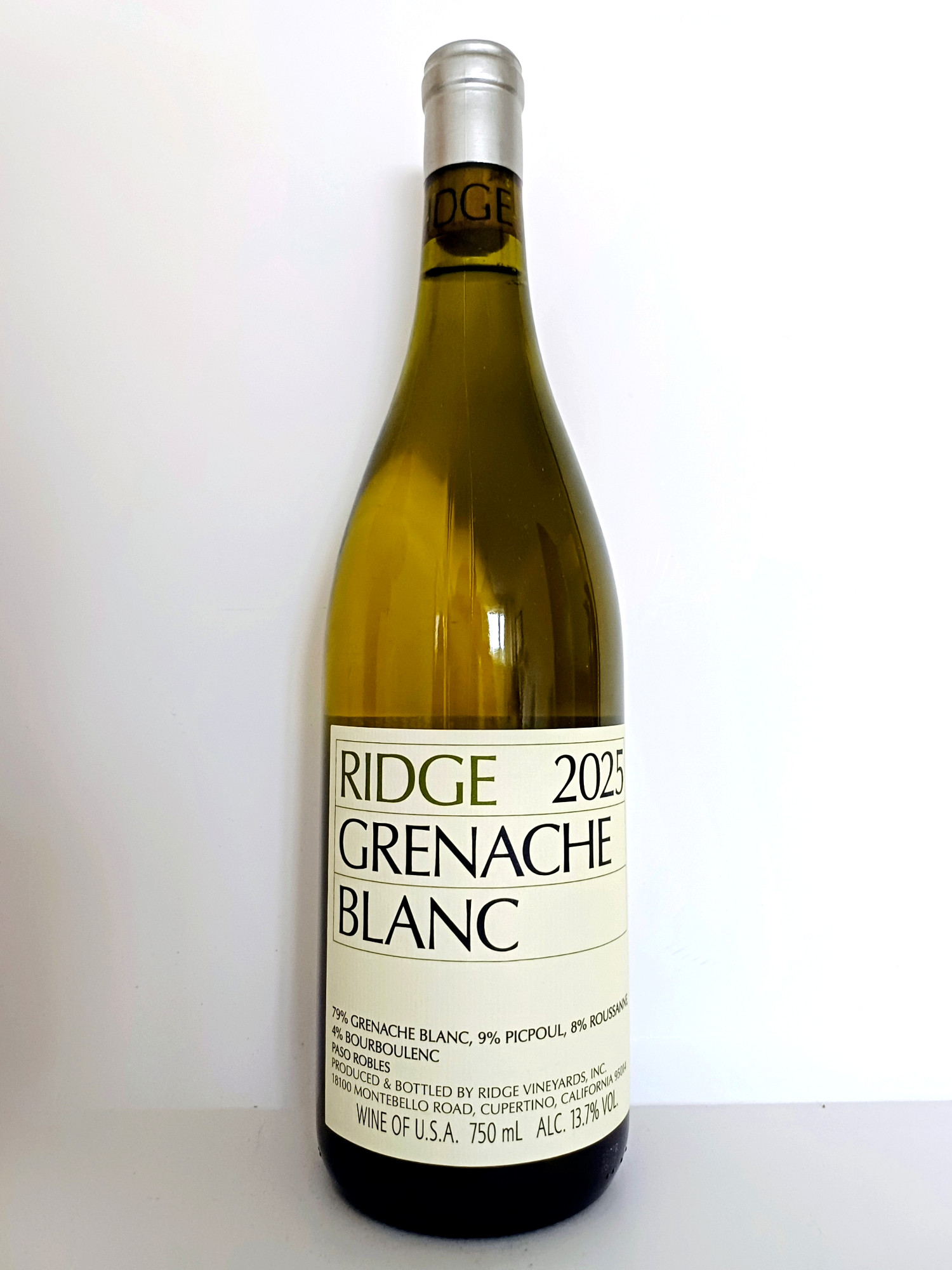Ridge Grenache Blanc 2025