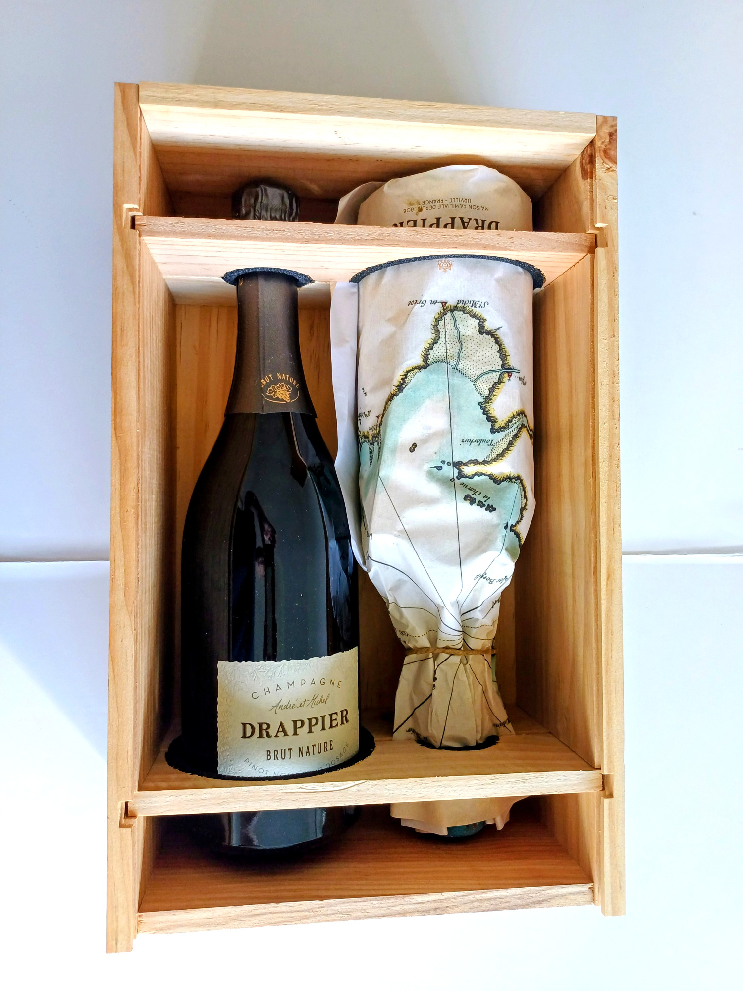 Drappier Brut Nature Immersion Box NV Champagne ( 2 x 75cl bottles)